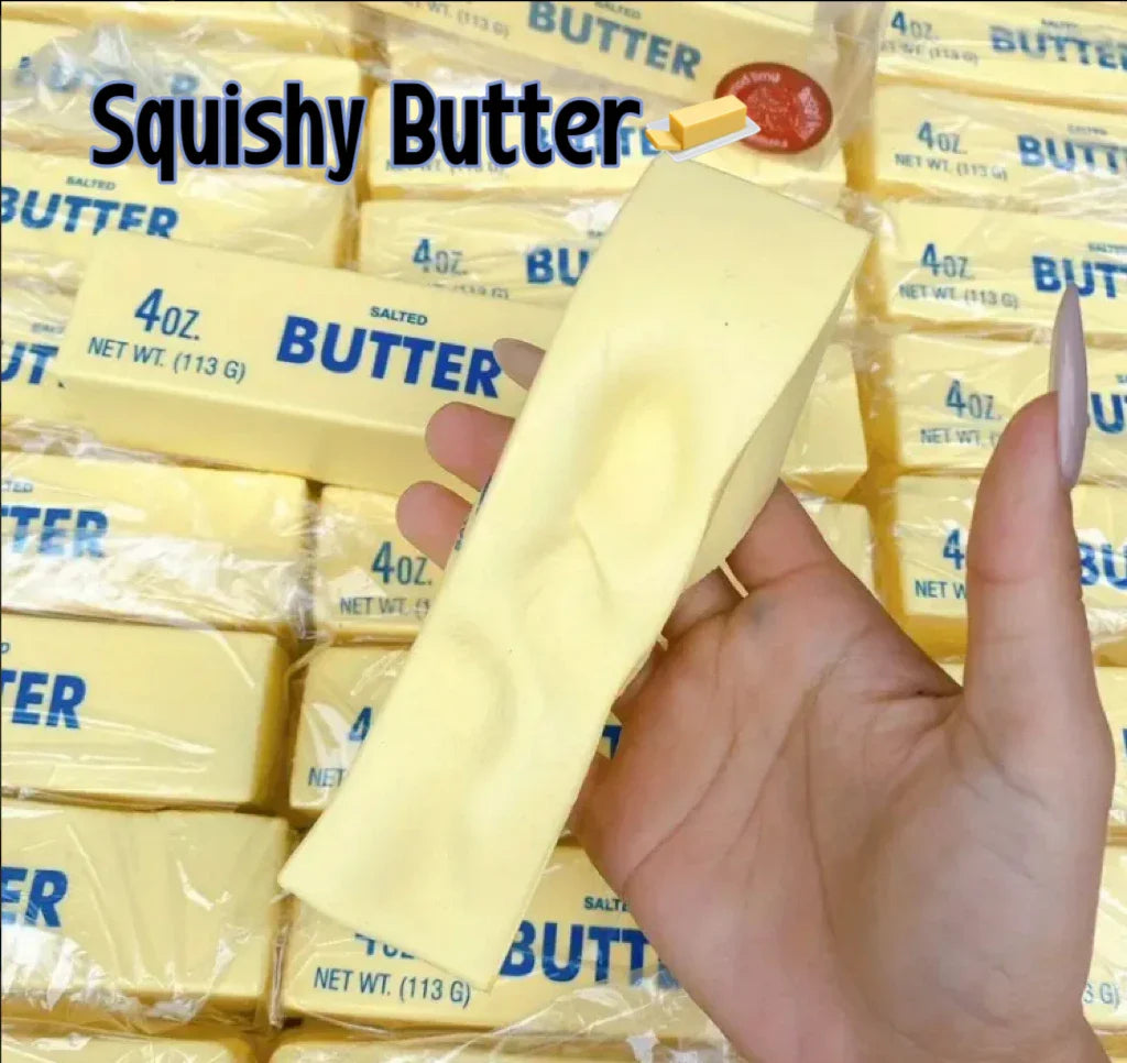 Giant Butter Squishy Toy | Super Slow Rebound Fidget for Stress Relief