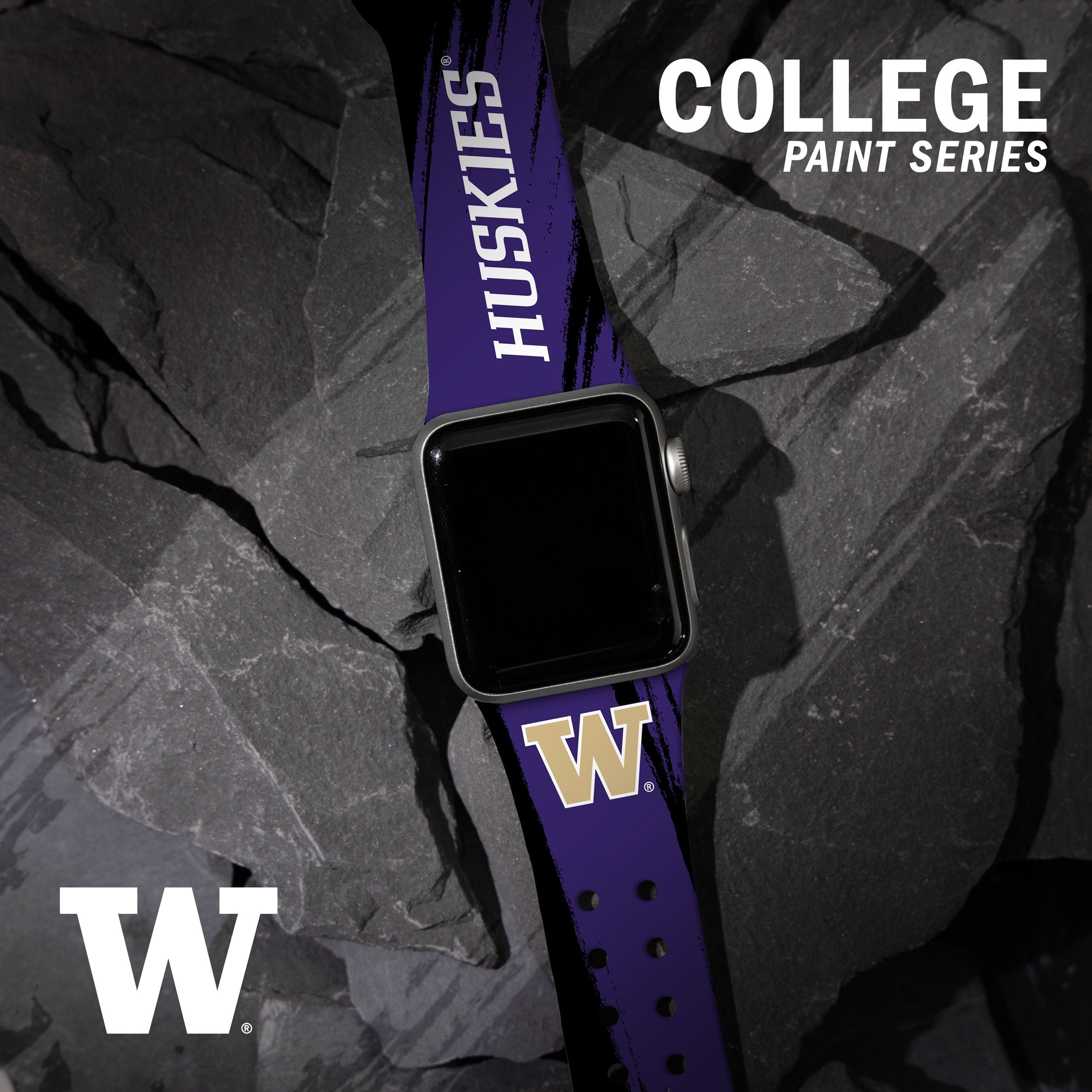 Washington Huskies HD Apple Watch Band