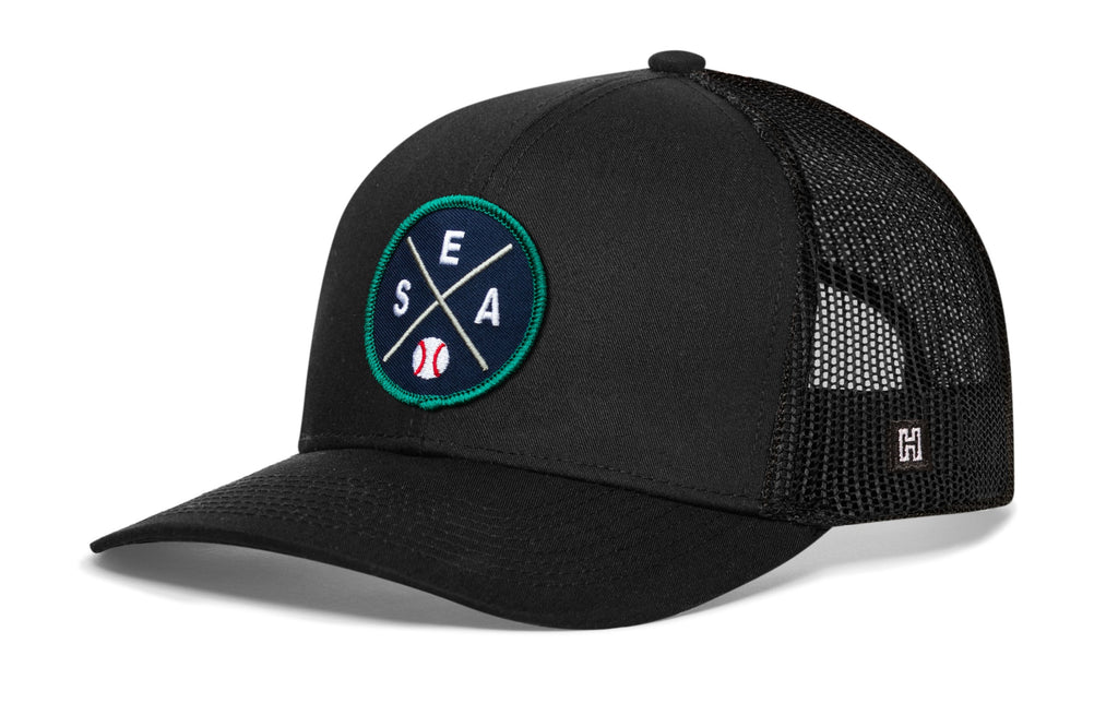 Seattle Trucker Hat  |  SEA X Baseball Snapback