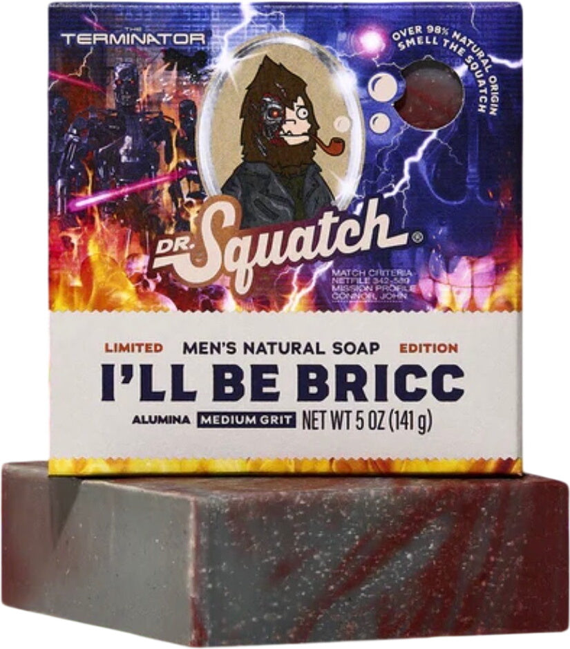 Dr. Squatch The Terminator I'll Be Bricc Bar Soap